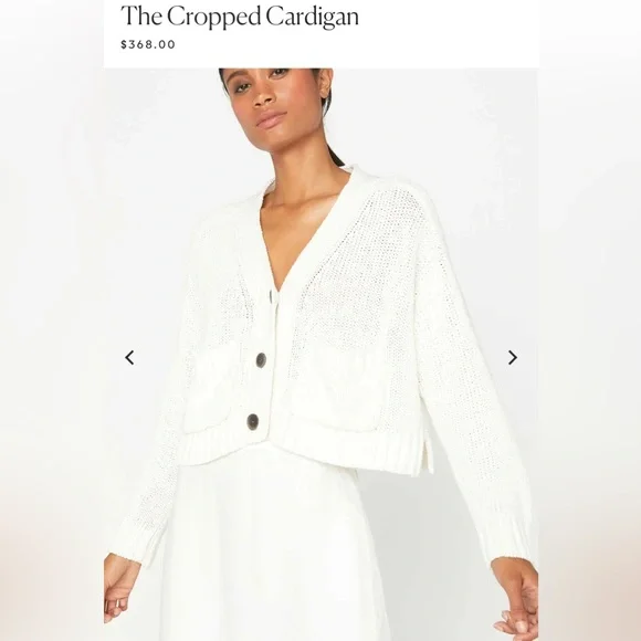 Brochu Walker crochet knot cardigan sweater nwot - Picture 2 of 8